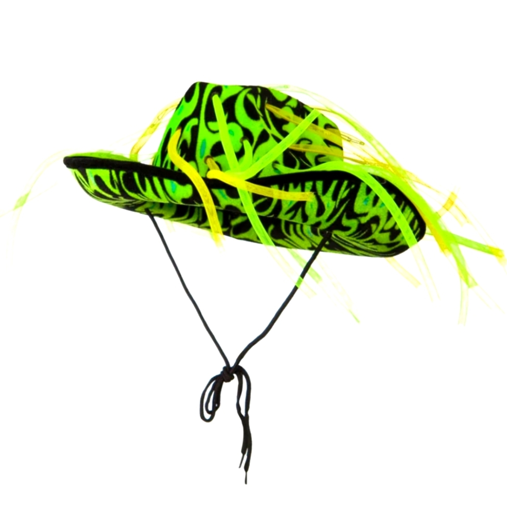 Neon Flame Cowboy Lite Tube Hat